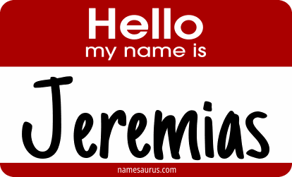 Hello my name is Jeremias png download
