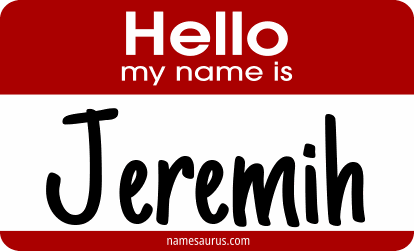 Hello my name is Jeremih png download