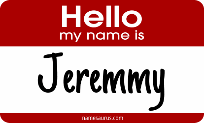 Hello my name is Jeremmy png download