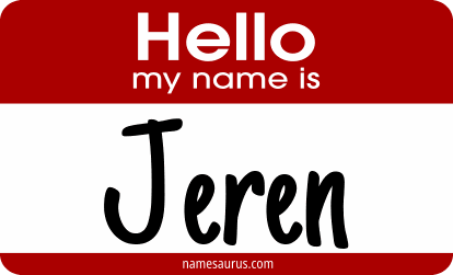 Hello my name is Jeren png download