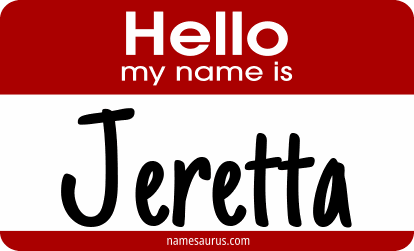 Hello my name is Jeretta png download