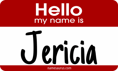 Hello my name is Jericia png download