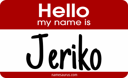 Hello my name is Jeriko png download