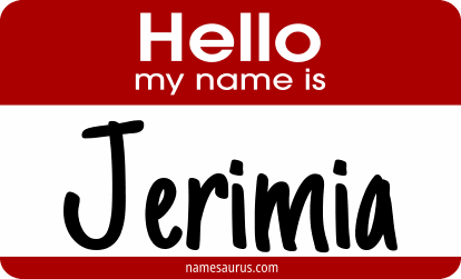 Hello my name is Jerimia png download