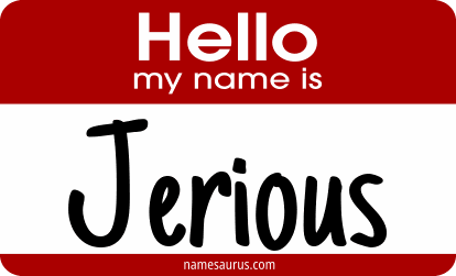 Hello my name is Jerious png download