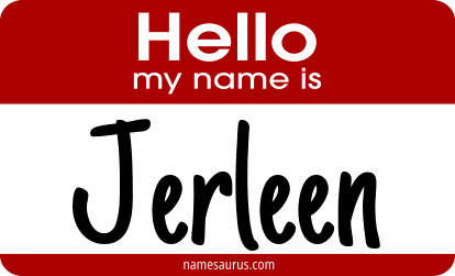 Hello my name is Jerleen png download