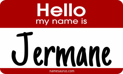 Hello my name is Jermane png download