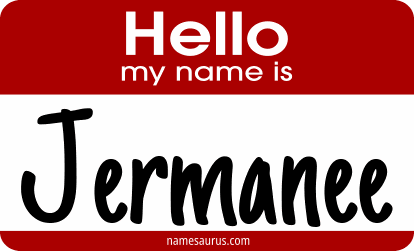 Hello my name is Jermanee png download