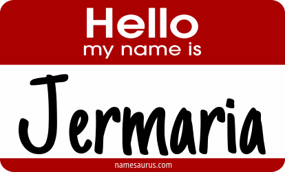 Hello my name is Jermaria png download