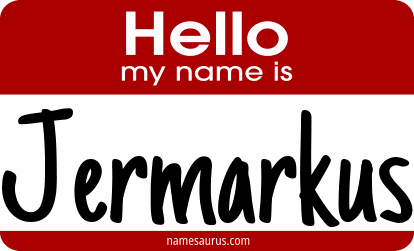 Hello my name is Jermarkus png download