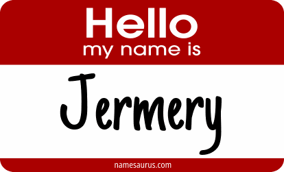 Hello my name is Jermery png download