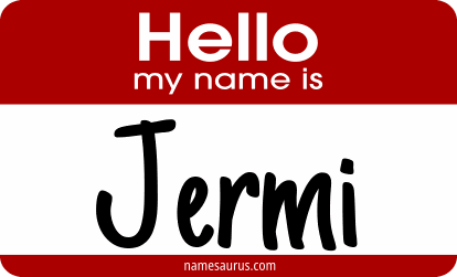 Hello my name is Jermi png download