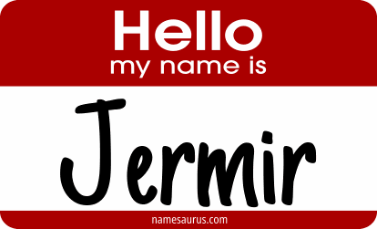 Hello my name is Jermir png download