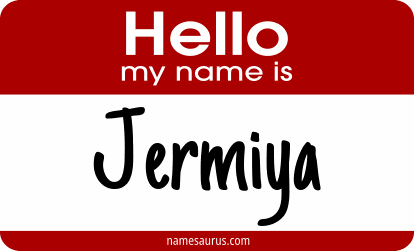 Hello my name is Jermiya png download