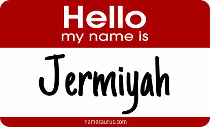Hello my name is Jermiyah png download