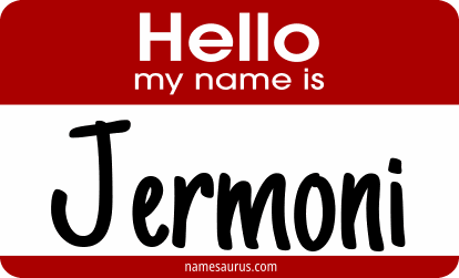 Hello my name is Jermoni png download