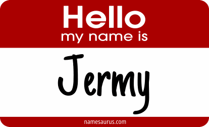 Hello my name is Jermy png download