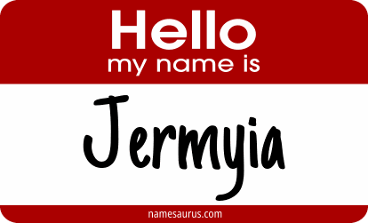 Hello my name is Jermyia png download