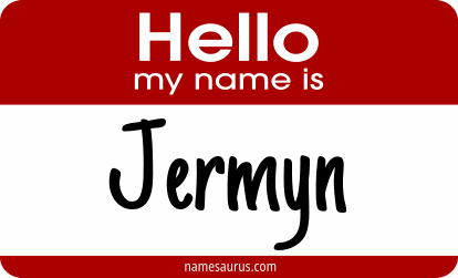 Hello my name is Jermyn png download