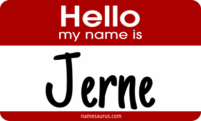 Hello my name is Jerne png download