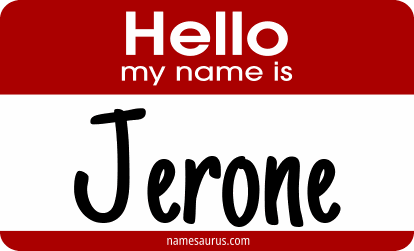 Hello my name is Jerone png download