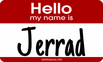 Hello my name is Jerrad png download