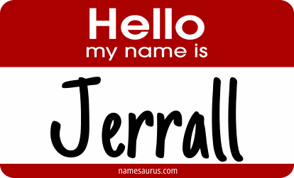 Hello my name is Jerrall png download