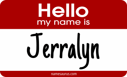 Hello my name is Jerralyn png download