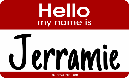 Hello my name is Jerramie png download