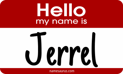 Hello my name is Jerrel png download