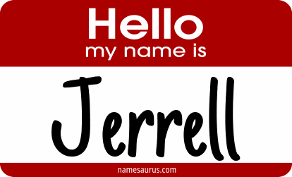 Hello my name is Jerrell png download