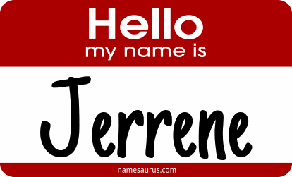 Hello my name is Jerrene png download