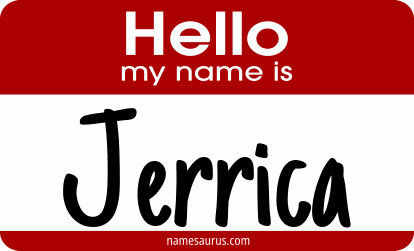 Hello my name is Jerrica png download