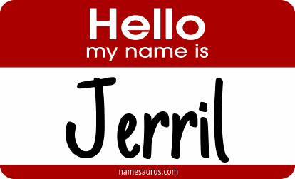 Hello my name is Jerril png download