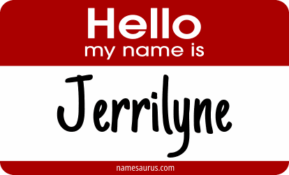 Hello my name is Jerrilyne png download
