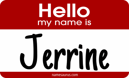 Hello my name is Jerrine png download