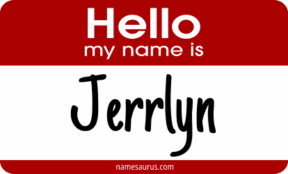 Hello my name is Jerrlyn png download