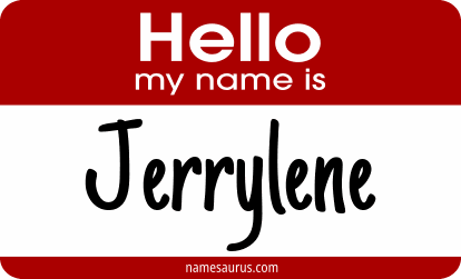 Hello my name is Jerrylene png download