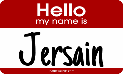 Hello my name is Jersain png download