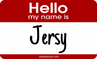 Hello my name is Jersy png download