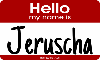 Hello my name is Jeruscha png download