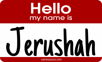 Hello my name is Jerushah png download