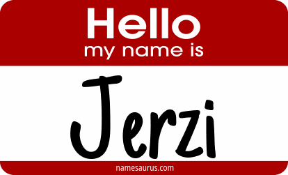 Hello my name is Jerzi png download