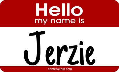 Hello my name is Jerzie png download