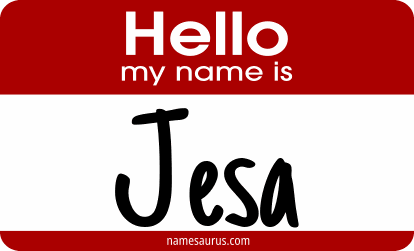 Hello my name is Jesa png download