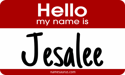 Hello my name is Jesalee png download