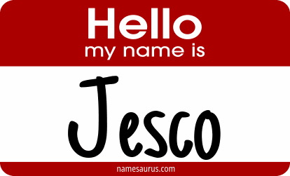 Hello my name is Jesco png download