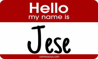 Hello my name is Jese png download