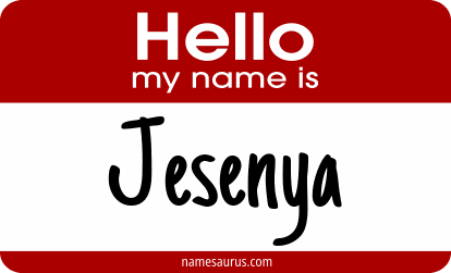Hello my name is Jesenya png download