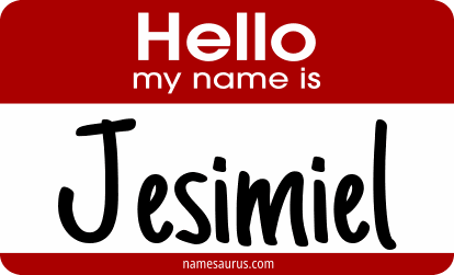 Hello my name is Jesimiel png download